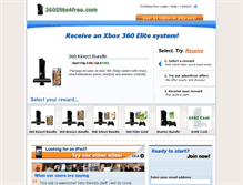 Tablet Screenshot of 360elite4free.com